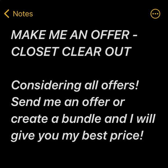 Closet Clear Out ! - Picture 1 of 1